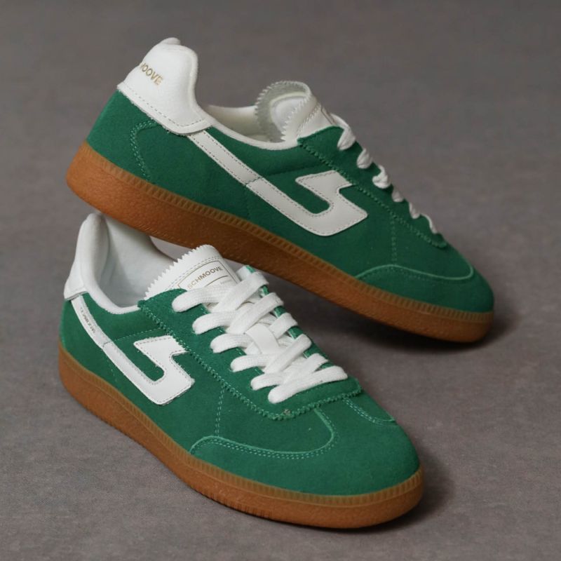 SHEFFIELD JOGGER M - SUEDE/NAPPA - GREEN/WHITE